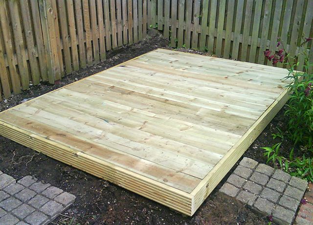 Timber Shed Base - 6 x 4 ft