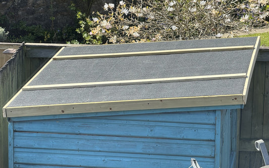 Felt Roof Replacement - Between 10x10 ft and 12x12ft