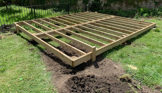 Timber Shed Base - 10 x 8 ft