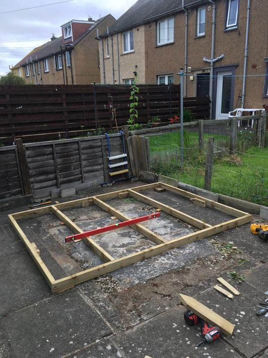 Timber Shed Base -  7 x 6 ft