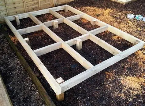 Timber shed base - 5 x 4 ft